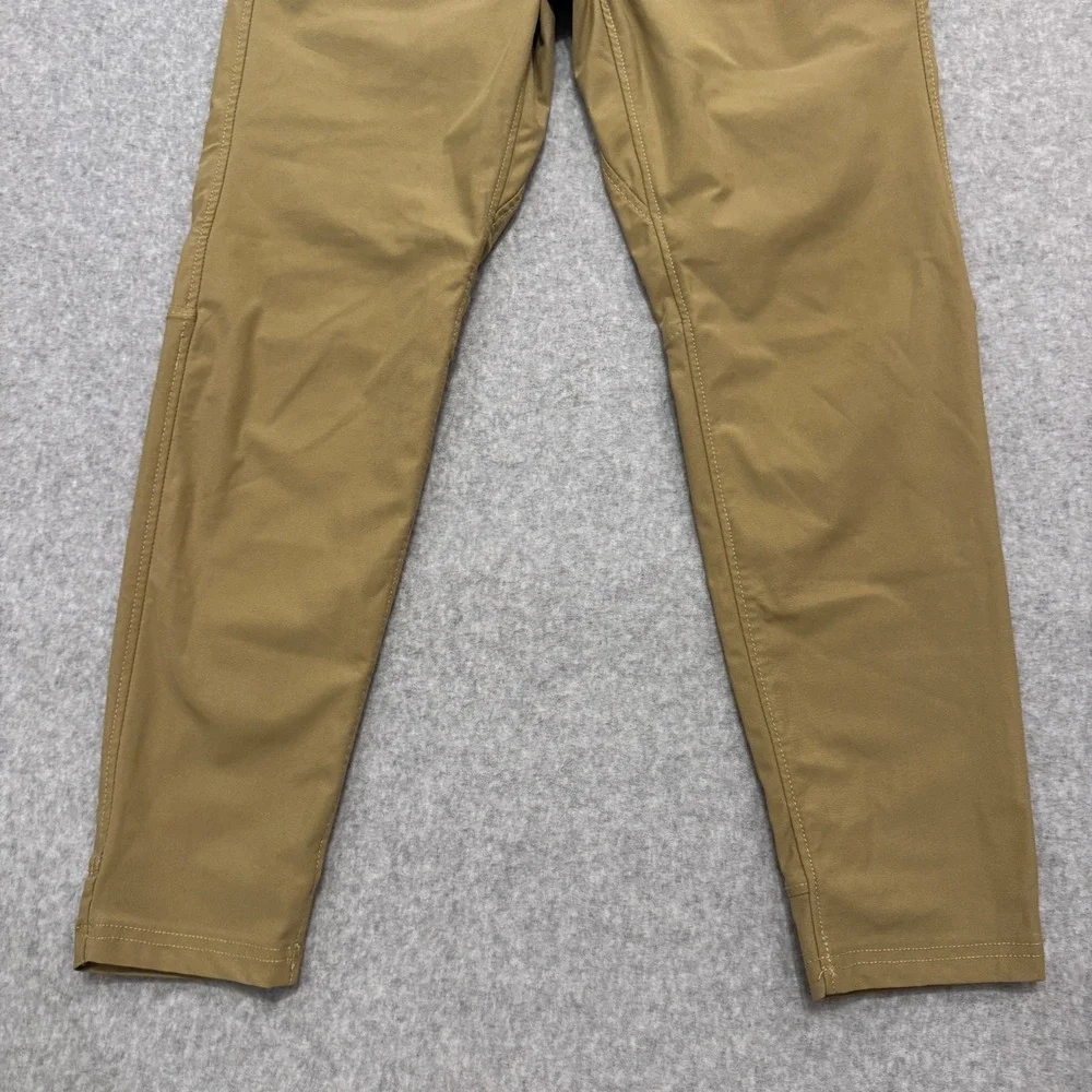 American Eagle Active Flex Khaki Tan Tapered Tech Pants Mens 29x32 Articulated